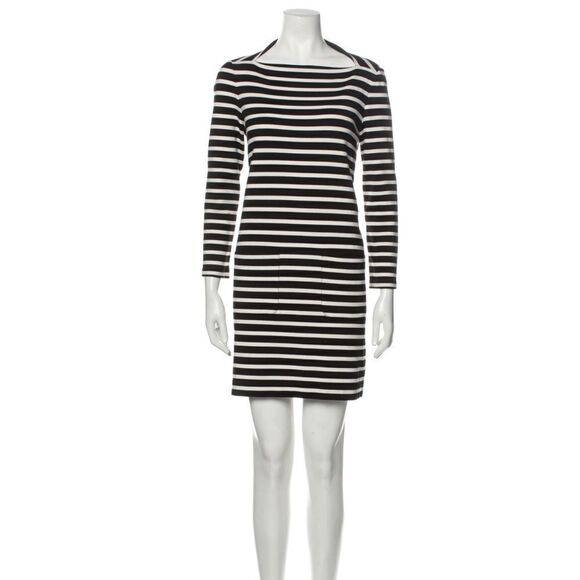 Kate Spade SZ S Broome Street black and white striped dress - Picture 1 of 8